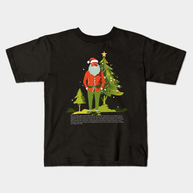 Christmas Party Family Kids T-Shirt by Apotis